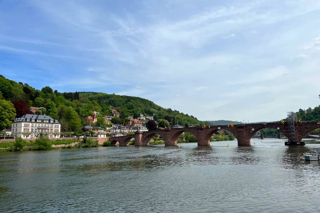 The Old Bridge is an iconic landmark in Heidelberg.