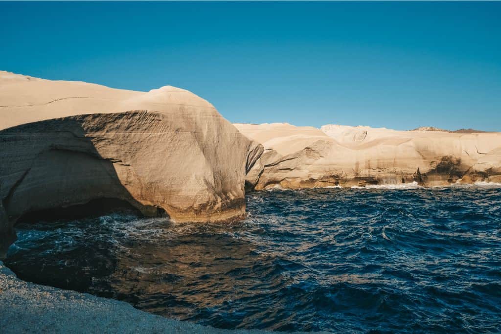 Sarakiniko is one of the best beaches in Milos