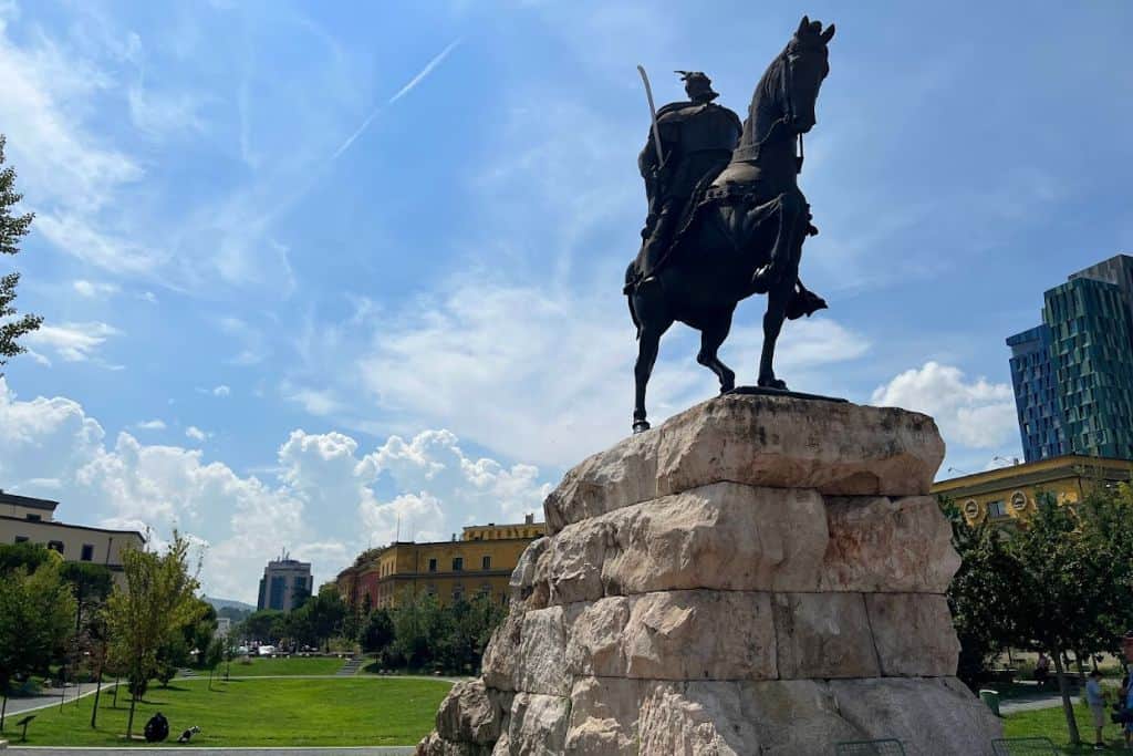 Skanderbeg Square is hard to miss while on a trip to Tirana. It is surrounded by some of the most popular activities to do in the city. 