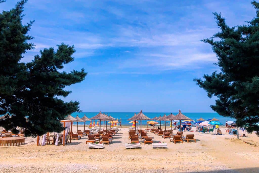 Durres beach is one of the great options for day trips from Tirana.