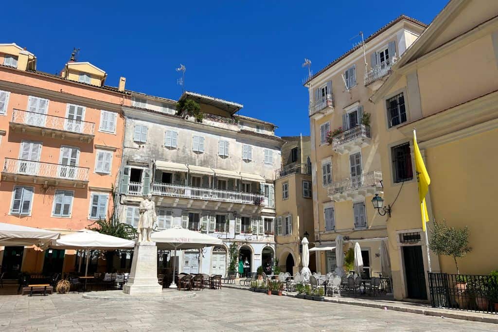 Corfu has a beautiful Old Town that is an absolute must-see when you're at the island.