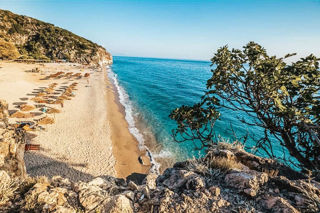 Gjipe Beach is one beach you don't want to miss on the Albanian Riviera!