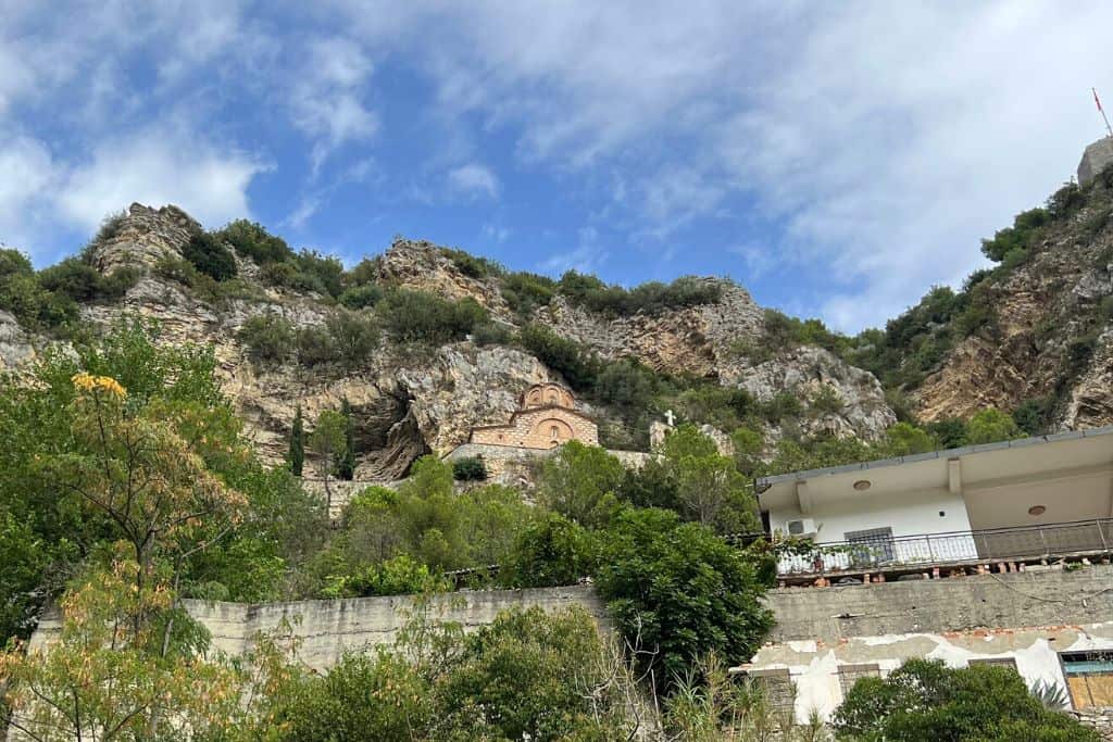 View of the Church of the Holy Trinity.