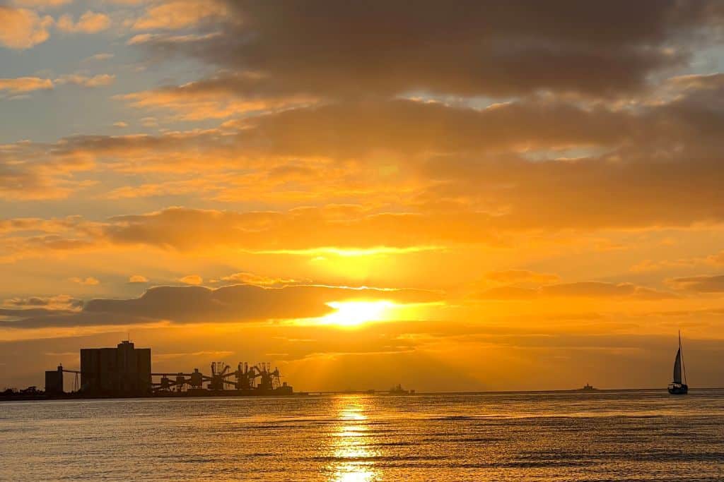 Sunsets in Lisbon spread a warm, golden glow across the city