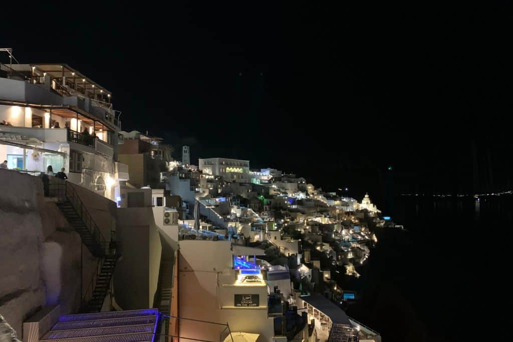 Enigma Club Santorini Greece. Location: Fira town