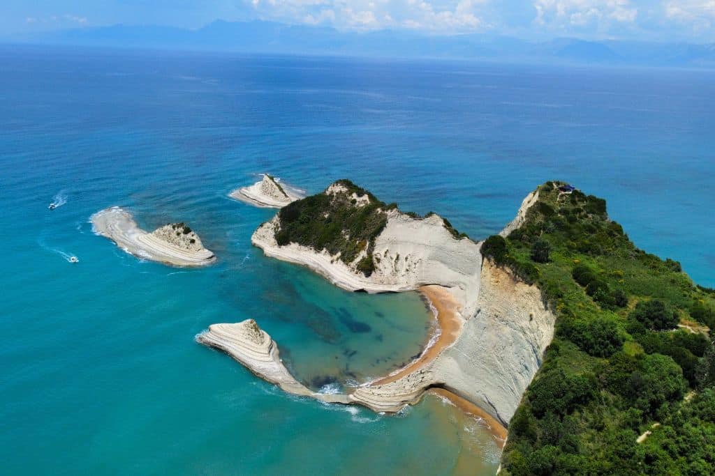 Cape Drastis is one of the best things to do in Corfu while in the Sidari area.