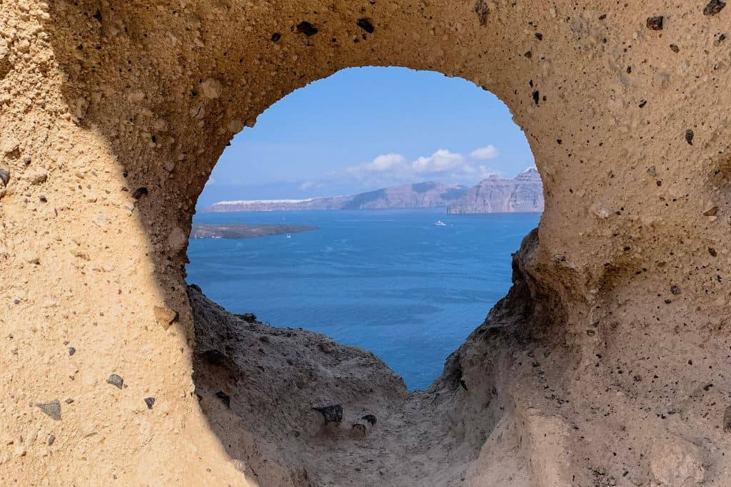 The Heart of Santorini is a treasure location that Santorini ATV tours visit.