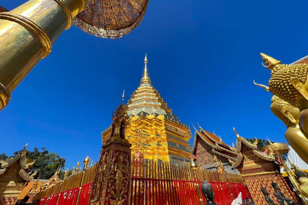 Doi Suthep is a beautiful temple, the Wat Phra That Doi Suthep.