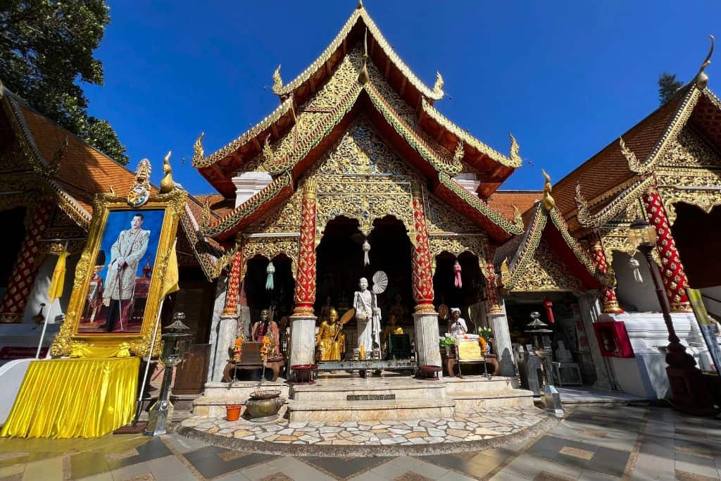 December is a fantastic time to see the temples in Chiang Mai.