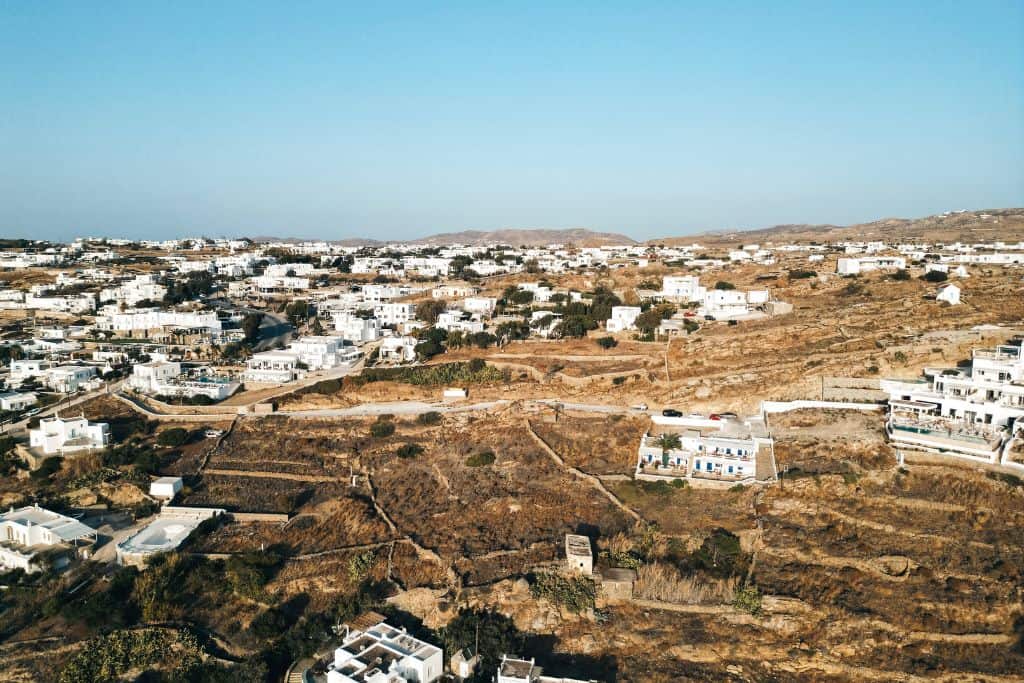 Mykonos is home to a beautiful landscape