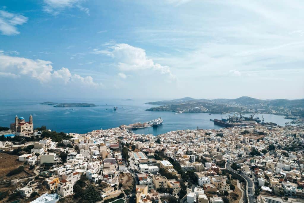 The beatuiful landscape of Syros is a good enough reason why it's worth visiting.