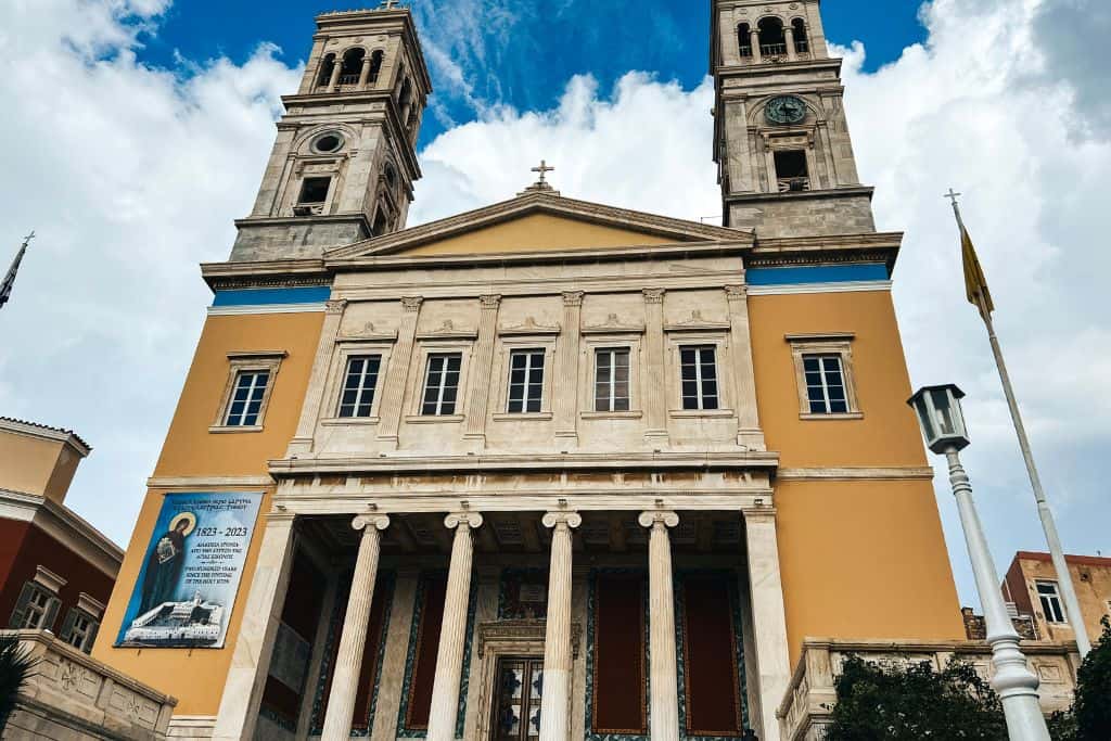 Visiting the Church of Saint Nicholas is one of the best things to do in Syros's capital.