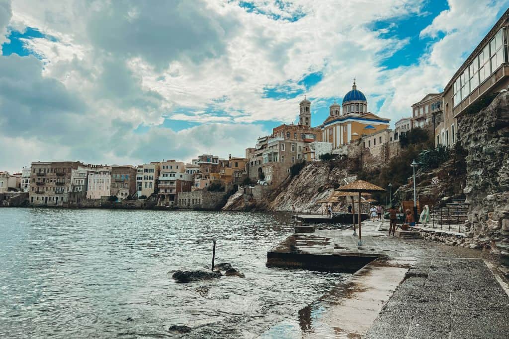 Asteria Beach is a unique alternative to the golden sandy beaches Greece is known for.