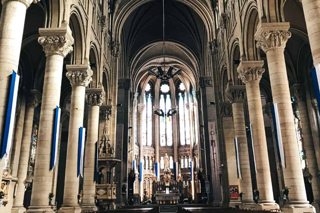 Interior of Basilique Notre-Dame-de-Lourdes de Nancy