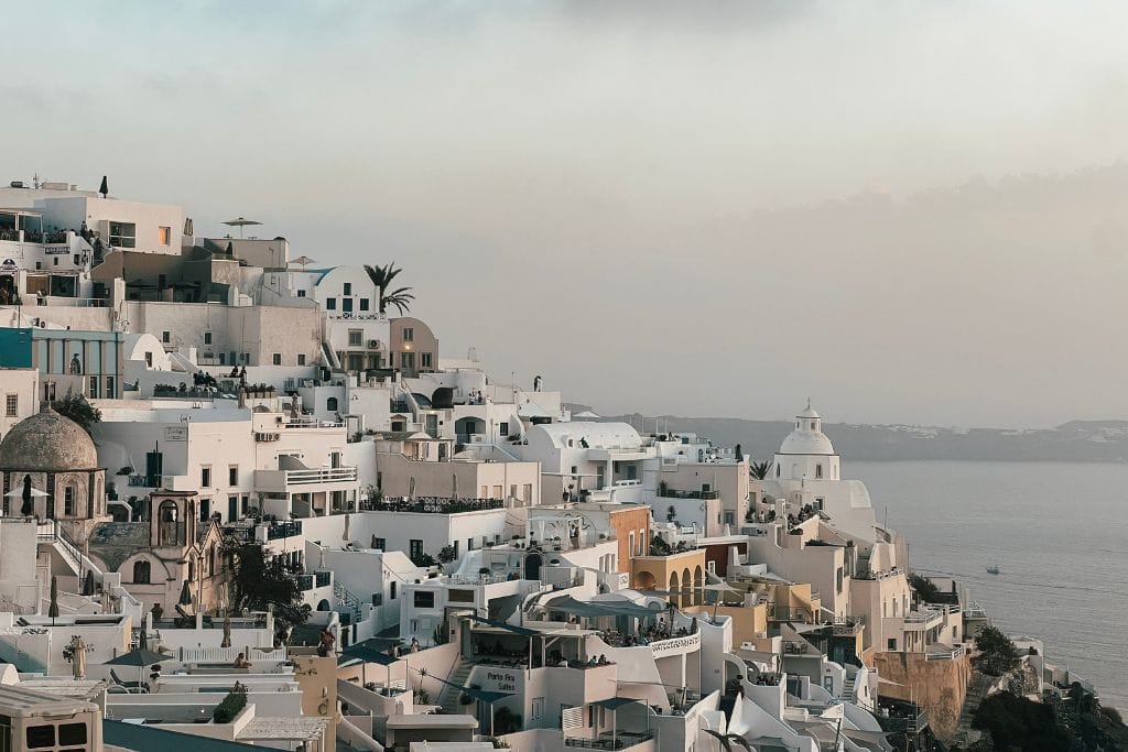 Fira is the second most expensive area to stay in Santorini.