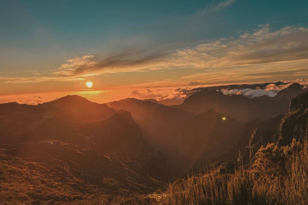 Sunset at Pico do Arieiro.