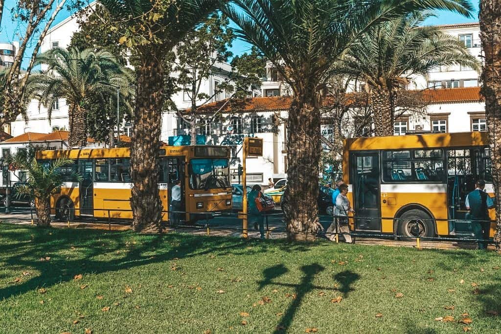 Since there is no Uber in Madeira, buses are an alternative way to get around.