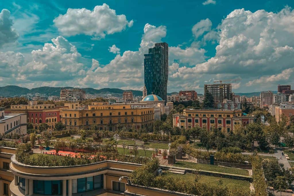 You can find a lot of English speakers in Albania's capital, Tirana.