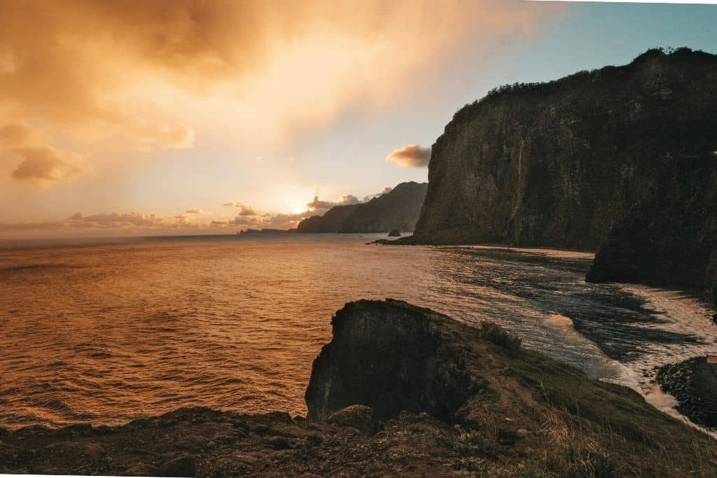 Miradouro do Guindaste is one of the best sunrise spots in Madeira