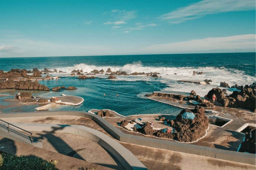 The Porto Moniz Swimming Pools are worth visiting in Madeira.