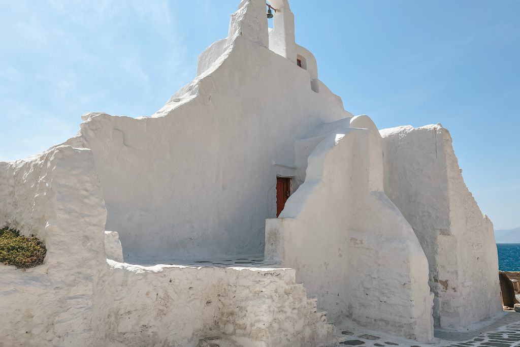 Church of Panagia Paraportiani in Mykonos is one of the island's most significant landmarks