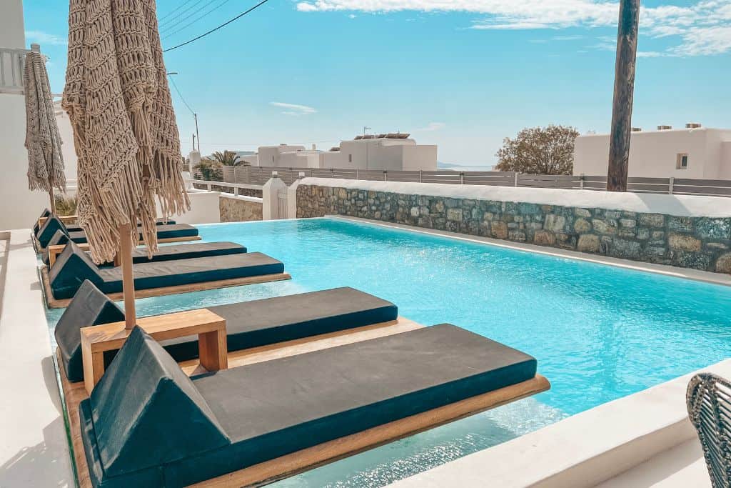 Mykonos has many luxury accommodation options.