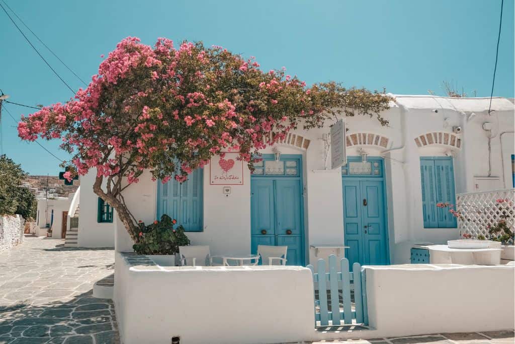 The Chora is a great place to see Cycladic architecture