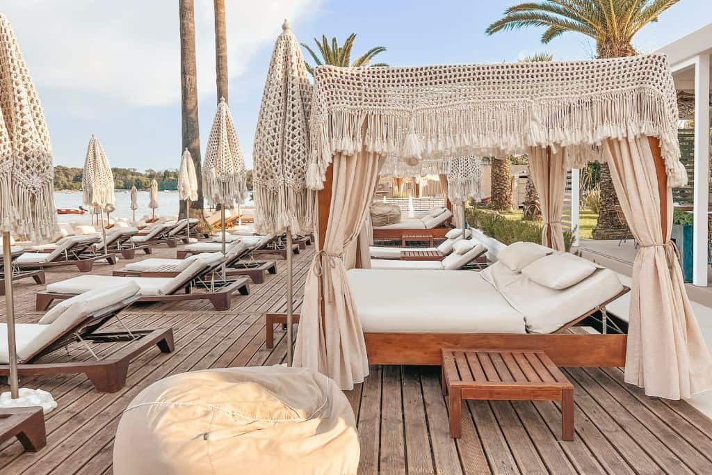 Malibu Summer Beach Club is a great option if you're looking for something similar to Mykonos.