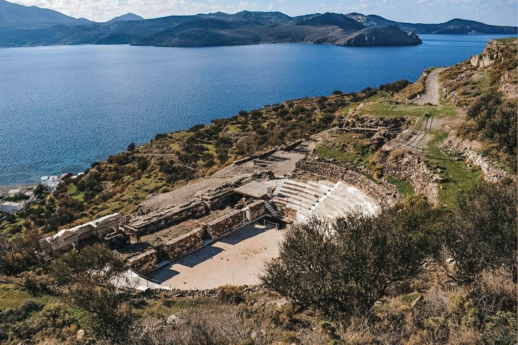 The Ancient Theater of Milos is worth visiting especially if you're interested in history.