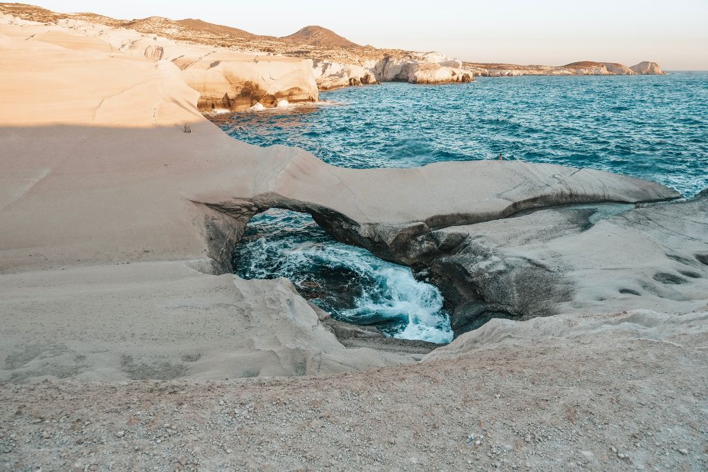 Exploring Sarakiniko Beach is one of the best things to do in Milos